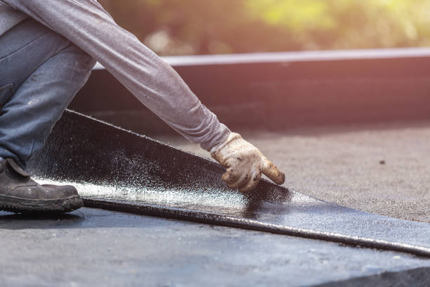 Professional Basement Waterproofing technician working in Benton Ridge, OH